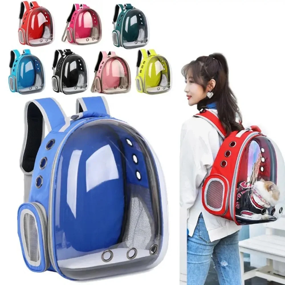 Pet Portable Carrier Backpack Space Capsule Travel Dog Cat Bag different colors.